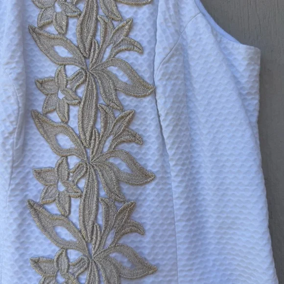 Lilly Pulitzer Pearl Shift White Dress Size 0 - Picture 3 of 7